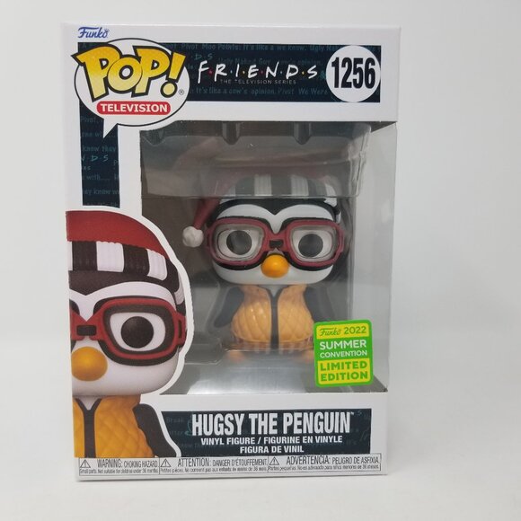 Funko Pop Vinyl Friends Hugsy the Penguin 1256 Limited Edition & Protective Case - Picture 1 of 15